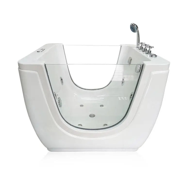 Modern Home Freestanding  Baby Spa Pool with  Accessories Drainer