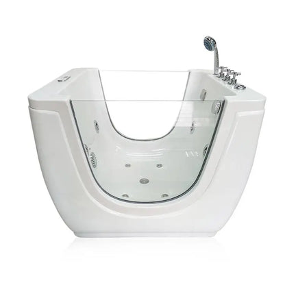 Modern Home Freestanding  Baby Spa Pool with  Accessories Drainer