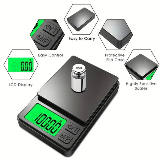 Mini Balance de Poche – Haute Précision avec Écran LCD