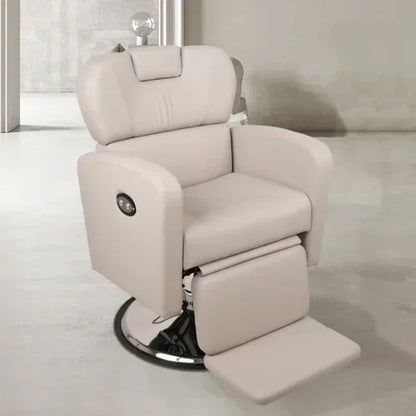 Kopftherapie Elektrischer Schönheits-Haarstuhl Multifunktionaler Augenbrauenrasier- und Ablagestuhl Physiotherapie Gesundheitsstuhl