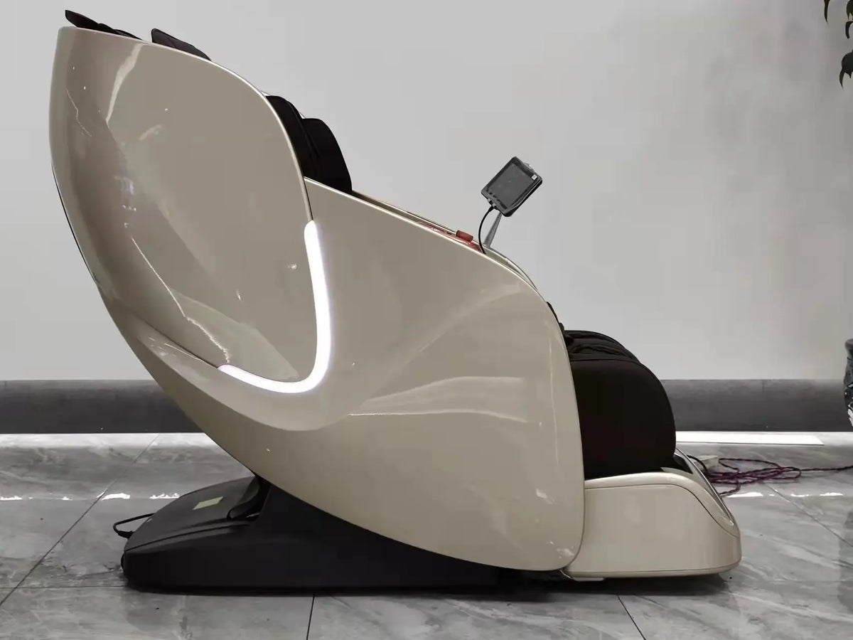Ein neuer tragbarer elektrischer Schwerelosigkeits-Massagesessel Ganzkörper-Wärme-Freizeit-Liegesessel Gesundheitswesen Körpermondstühle Massagen