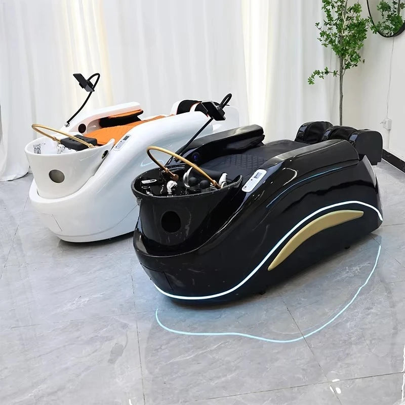 Wassertherapie Haar-Spa-Bett Kundenspezifisches elektrisches Massage-Shampoo-Bett