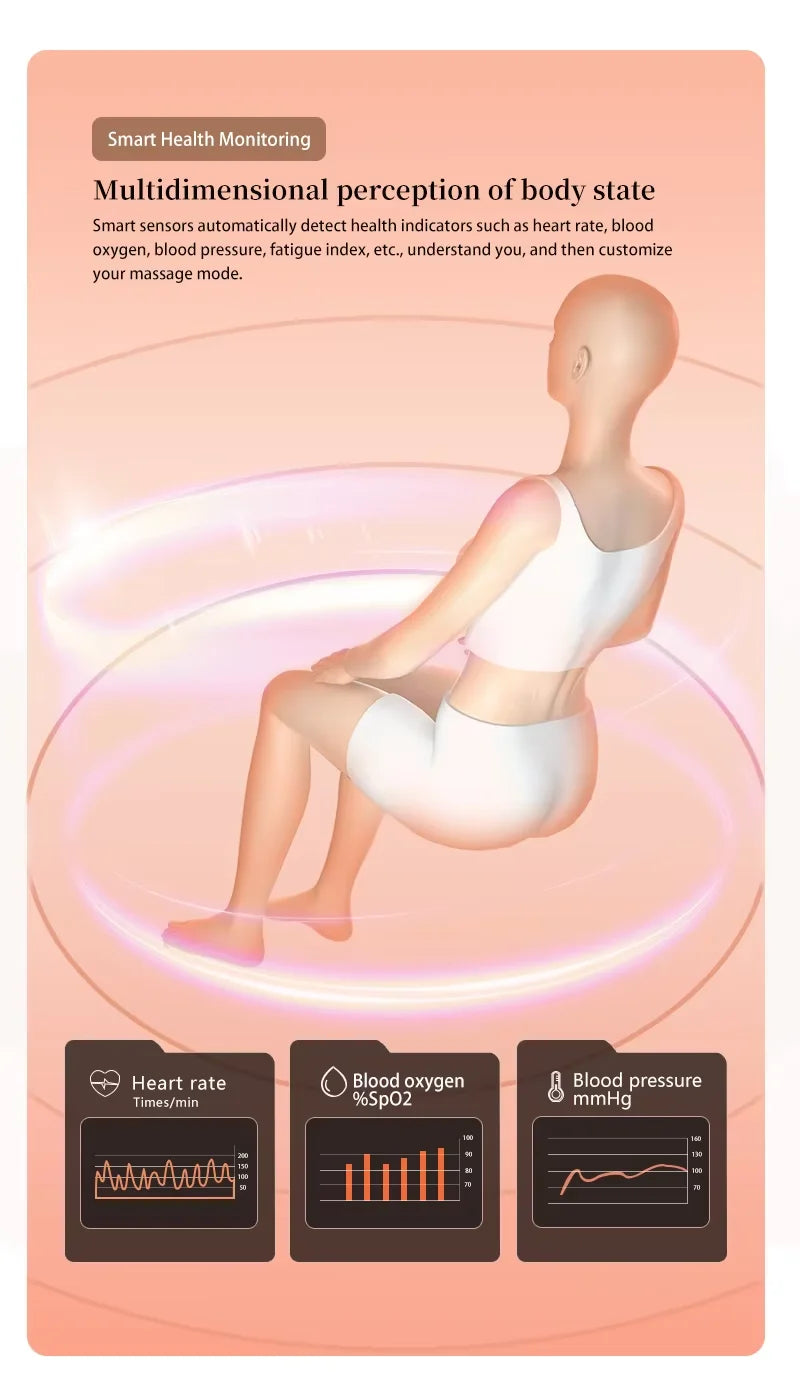 OEM Modern Shiatsu Massager Blood Circulation SL Track Full Body Luxury 4d Ai Zero Gravity Massage Chair