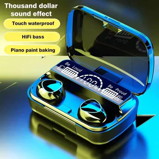 M10 Wireless Earbuds with Power Bank – High-Quality Sound