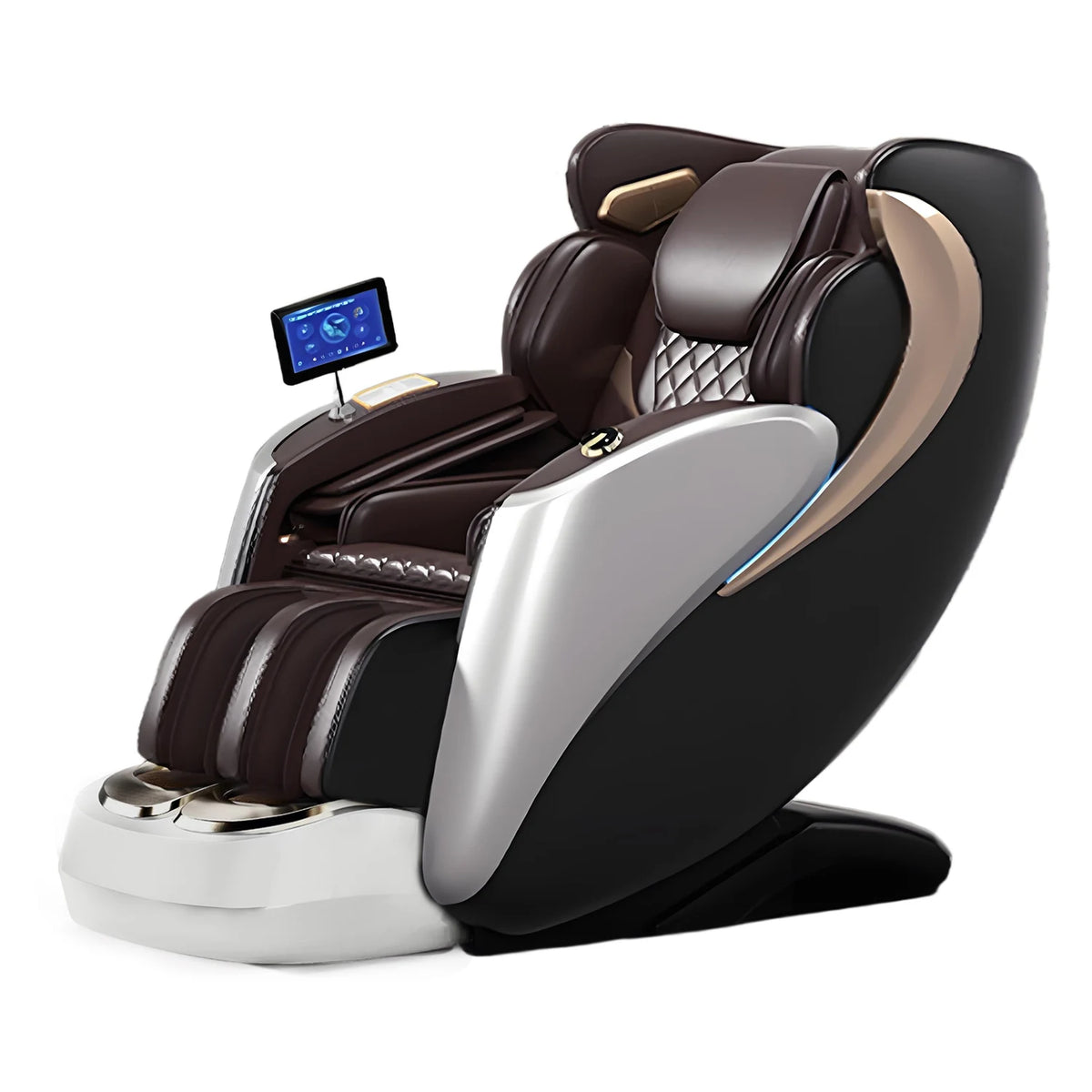 Dual-Core 4D SL-Track Zero-Gravity-Massagesessel | Ganzkörper-Thai-Stretch & Fußverlängerung | 3 Jahre Garantie Luxuriöser Elektrischer Massagesto