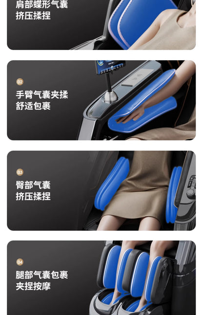 2025 new dual-movement massage chair household full-body automatic multi-function electric smart space capsule
