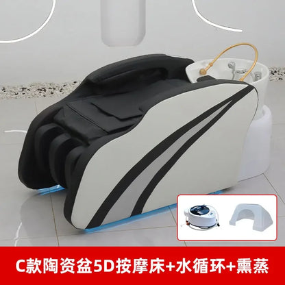 Kopfhautmassage-Shampoo-Bett Shampoo Waschen Friseurbecken Professionelle Ausrüstung Stuhl Chaise Friseursalon