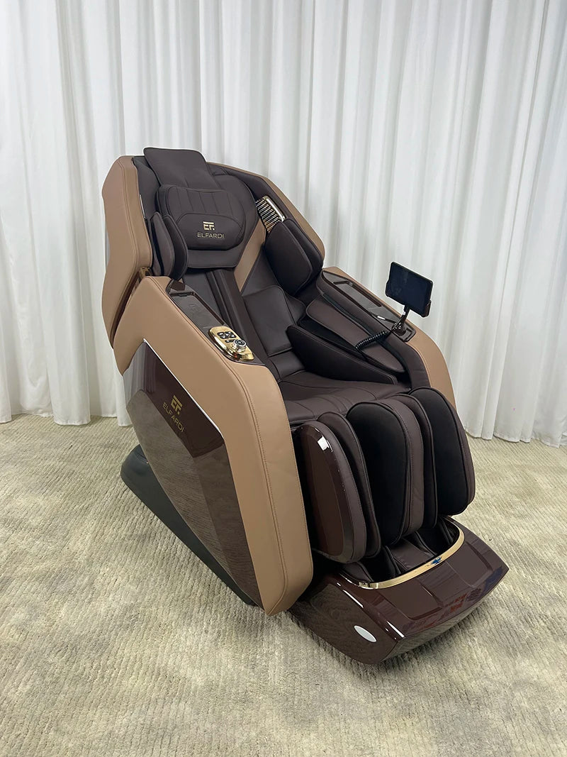 Großhandel Zero-Gravity-Elektrischer Massagesessel mit 4D-SL-Führung Manipulator Kneten Extrusion Schaben zur Linderung von Körper, Füßen, Armen