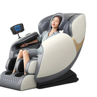 2025.China Best 0 Gravity Electric 3d 4d Sl Track Salon Massage Chair Full Body Bed