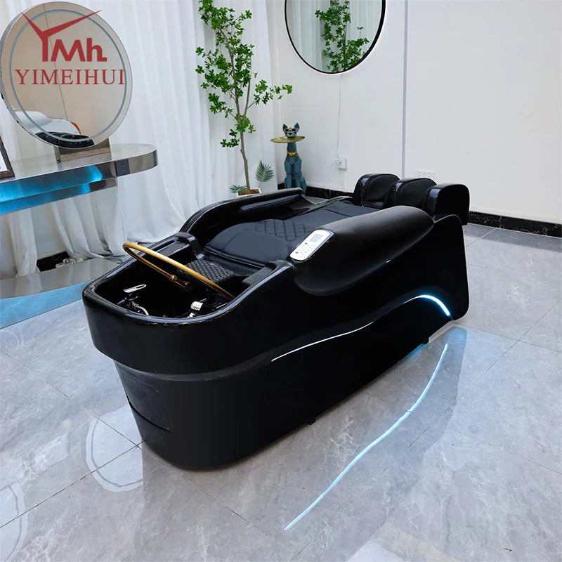 Friseursalonmöbel Multifunktionales Massage-Shampoo-Bett mit Wasserkreislauf für Haar-Spa