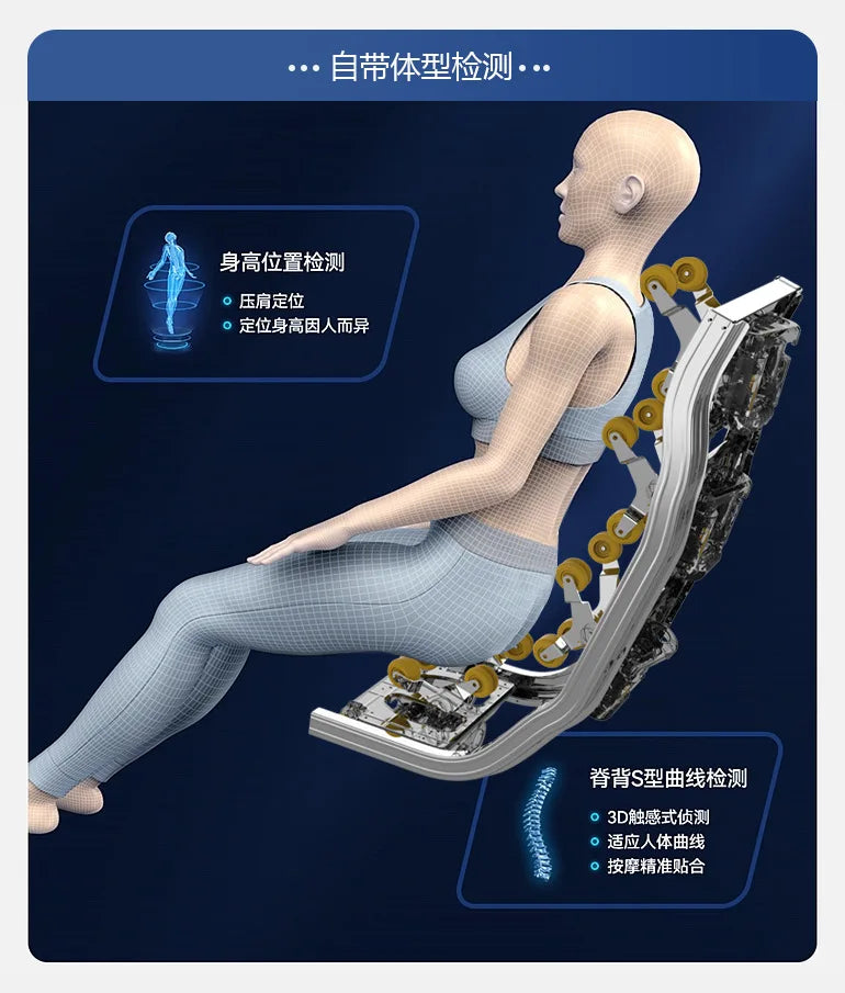 3D-Manipulator-Luxusmassagesessel vollautomatische intelligente Raumkapsel für Zero-Gravity-Musiker