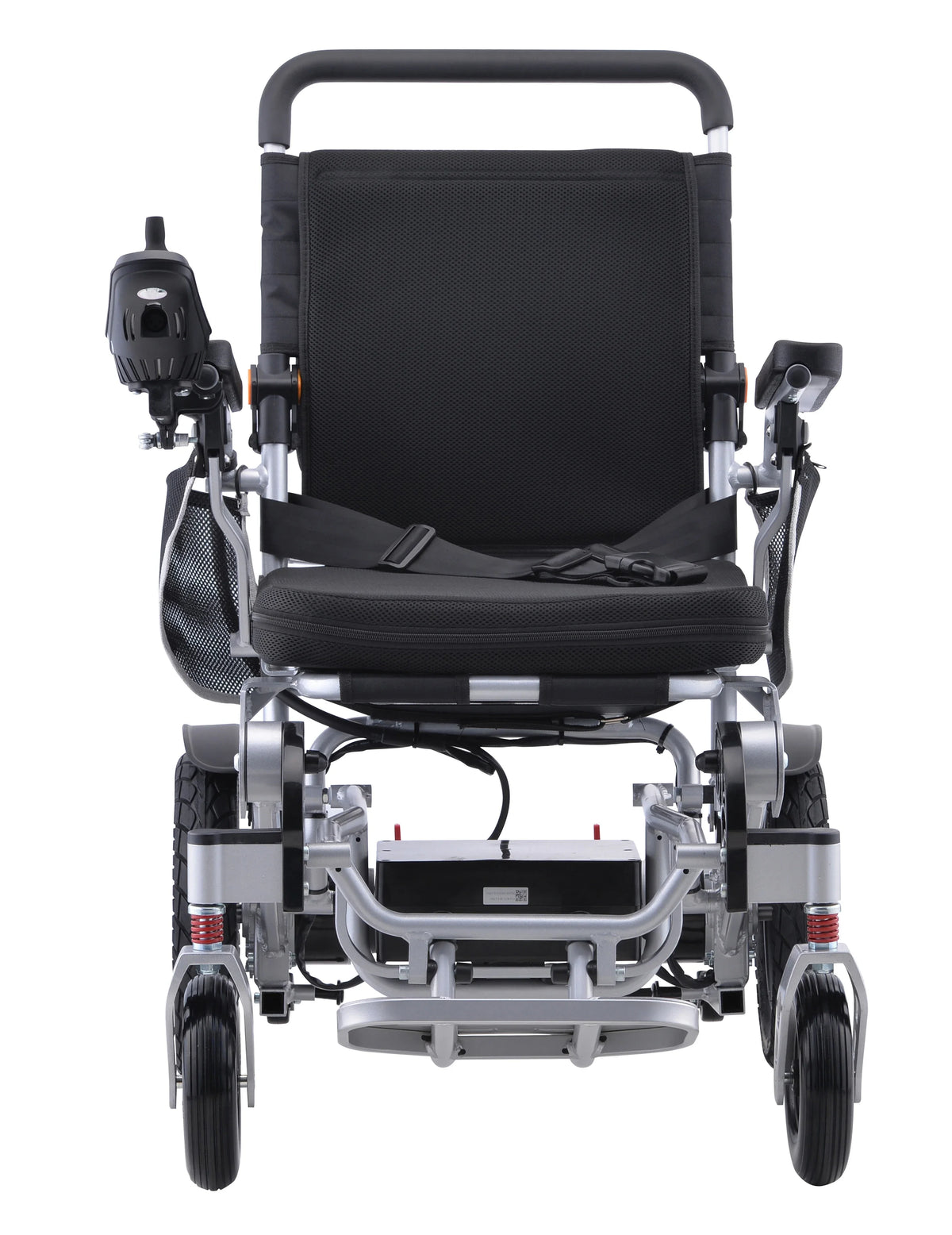 -Health Care Supply Shock Absorption Disabled Portable Wheelchair Folding Lightweight Aluminum Auto-folding Electric Wheelchair