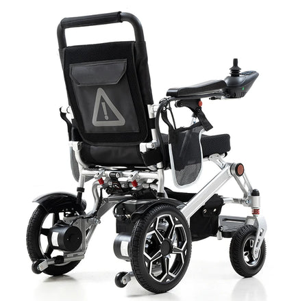 2025 Hot Sale Medical Lightweight Folding Electric Wheelchair For Elderly Remote Control Lithium Battery
