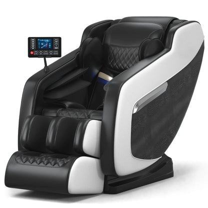 4D-Zero-Gravity-Massagesessel, automatische Heizfunktion, Bluetooth-Musik, Airbag und Shiatsu-Liegefunktion