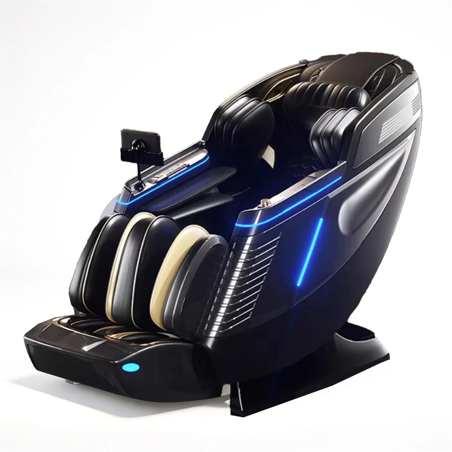 4D-Dual-Core-Massagesessel | Synchronisierte 4-Hand-Massage • Dual SL-Schiene • Ganzkörper-Airbags | Intelligenter Körperscan