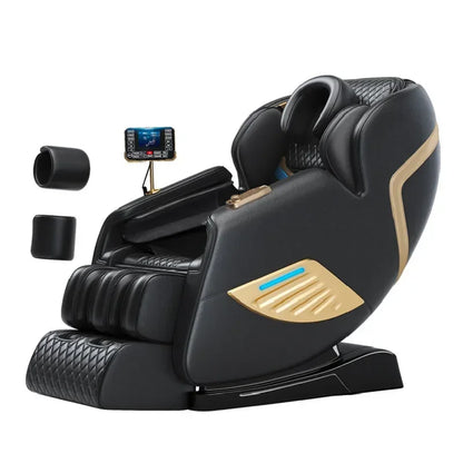 2025.China Best 0 Gravity Electric 3d 4d Sl Track Salon Massage Chair Full Body Bed