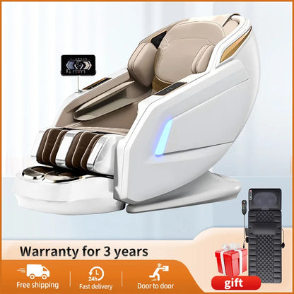 4D SL-Track Zero Gravity Full Body Air Massage Chair Luxury Electric Massager Sofa with 3 Year Warranty for Home
