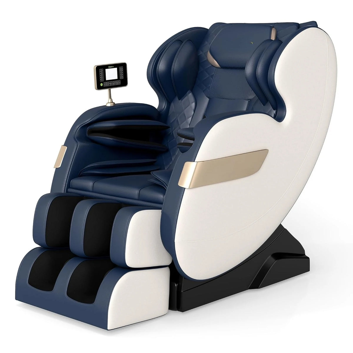 Ganzkörpermassage-Sessel mit Dual-Core S-Track, Shiatsu-Massagesessel mit Schwerelosigkeit und APP- und LCD-Steuerung