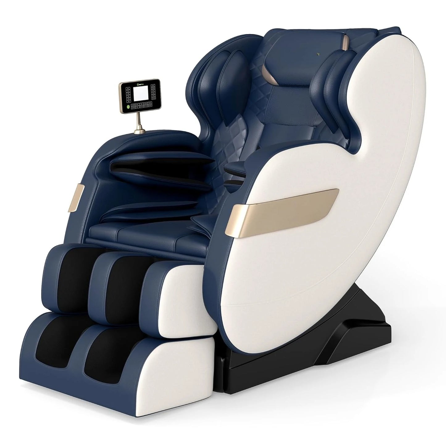 Ganzkörpermassage-Sessel mit Dual-Core S-Track, Shiatsu-Massagesessel mit Schwerelosigkeit und APP- und LCD-Steuerung