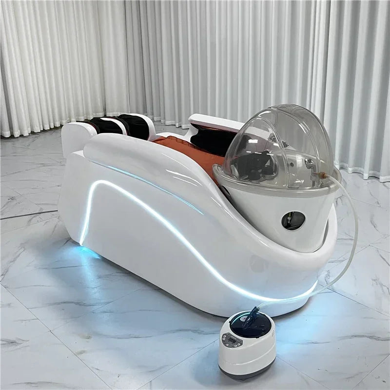ss D Intelligentes automatisches Massage-Shampoo-Bett, Wasserzirkulation, Haarbehandlung, Schönheitssalon, Begasungs-Spülbett