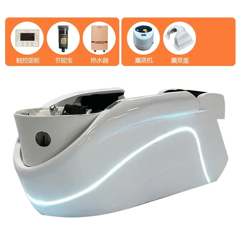 Automatisches intelligentes elektrisches Massage-Shampoo-Bett