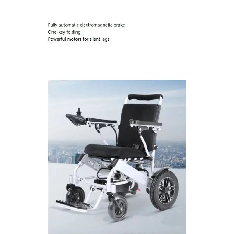 Hot Sell faltbarer Elektrorollstuhl aus Aluminium – mit Motorsteuerung und Lithium-Batterie-Kupplung zur Einstellung von manuellem/elektrischem Betrieb – BZ-E03