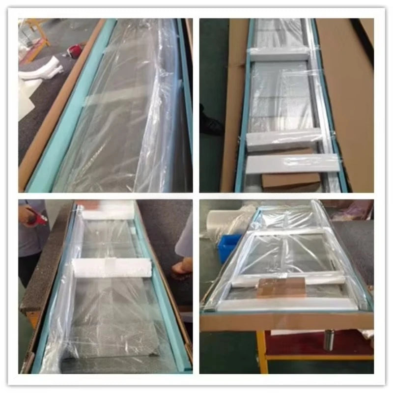 2025 China Luxury Bath Tub Transparent Glass Solid Surface Whirlpool Bathroom Acrylic Massage Bathtub With Cheap Price