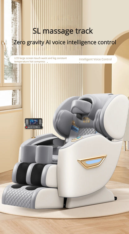 OEM Modern Shiatsu Massager Blood Circulation SL Track Full Body Luxury 4d Ai Zero Gravity Massage Chair