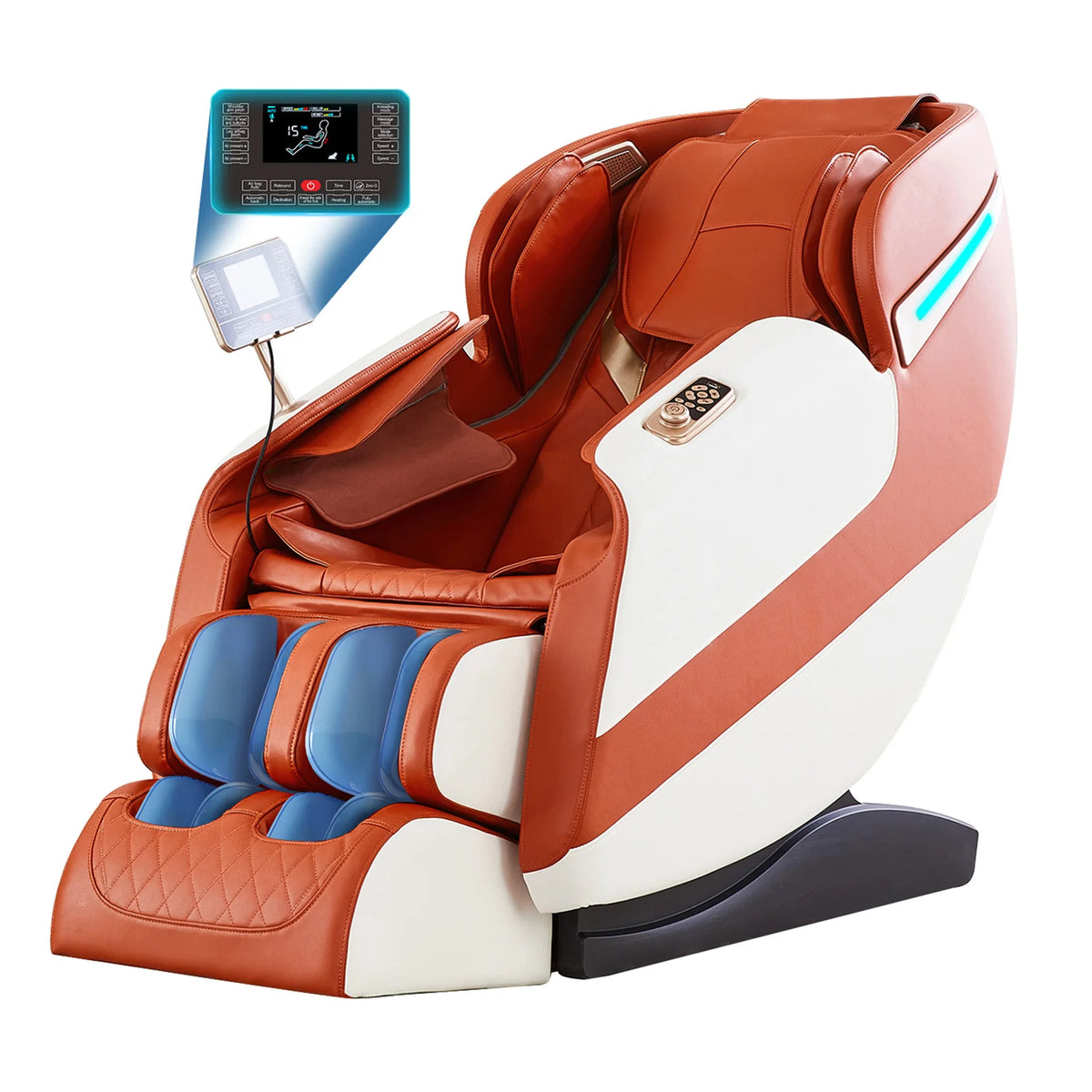 Luxuriöser, preiswerter Hifi-Bluetooth-Musik-Ganzkörper-Airbags Zero Gravity Elektrischer Pediküre-Massagesessel Massagesessel-Produkte