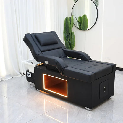 Multi-function Salon Head Spa Electric Massage Shampoo Bed Head Spa Thai Physiotherapy and Foot Spa Pedicure Chair