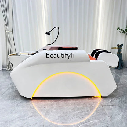 Asmt59 High-End Intelligente Massageshampoo-Liege Spezielle Wassertemperatur-Zirkulation Automatische Multifunktions-Friseursalon-Waschanlage