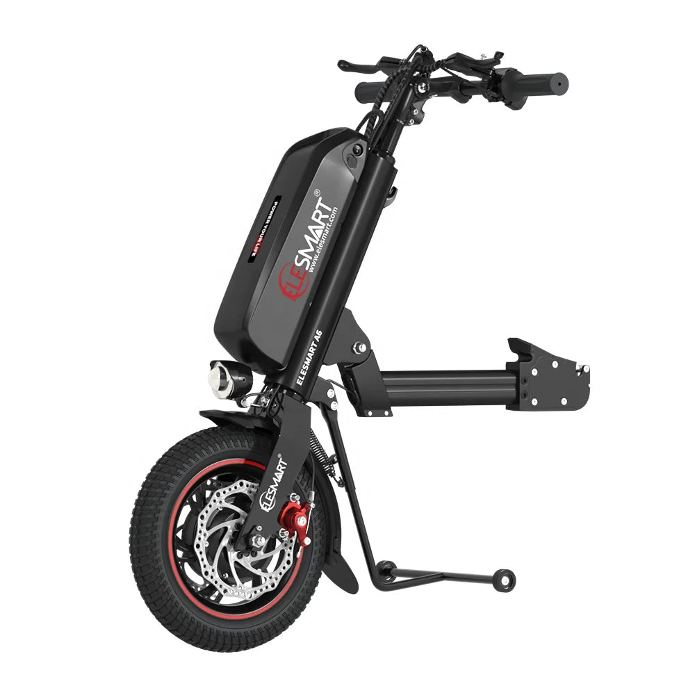 Handcycle électrique léger et attachable 12,8 Ah 500 W pour le sport/pliable