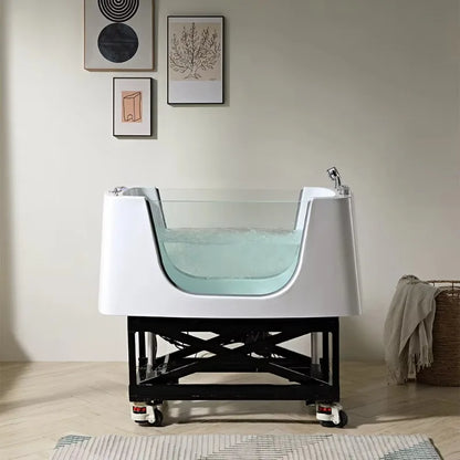 2026 Pet-Serie Massage-Spa-Badewanne Verstellbare, abnehmbare transparente Acrylbadewanne