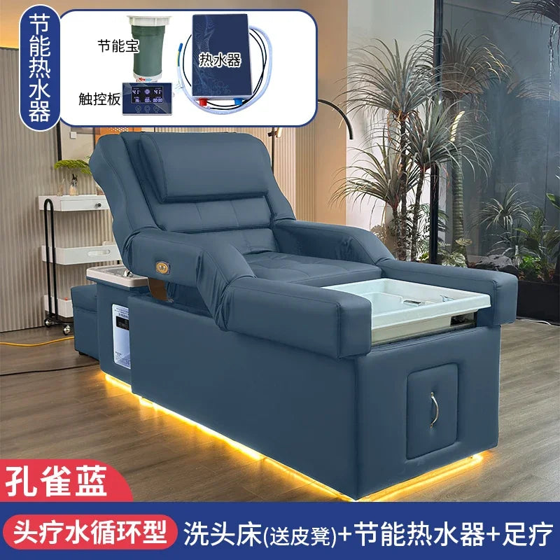 FTElectric lifting foot bath sofa integrated bed high-end shampoo foot bed