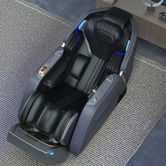 2026 Massagesessel 4D Schwerelosigkeit Ganzkörper-Sprachsteuerung Rückenheizung Bluetooth-Lautsprecher Airbags – Fortschrittliches Entspannungssystem