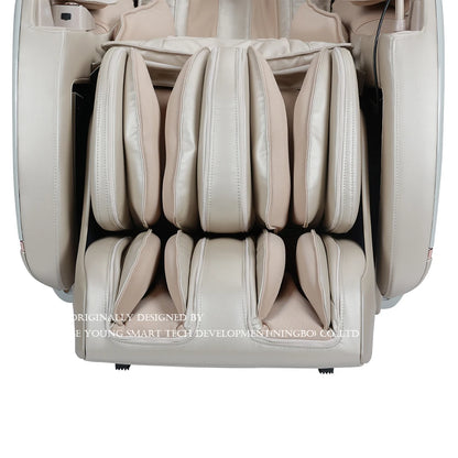 Fauteuil de massage corps entier, fauteuil de massage zéro gravité, chauffage, massage des pieds, modes automatiques, écran tactile (noir et blanc)