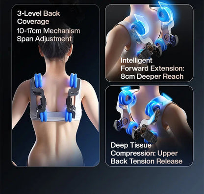 4D+3D-Massagesessel Ganzkörper-Massagesessel mit Schwerelosigkeitsfunktion, SL-Track, Shiatsu-Massage, Bodyscan, Fußrollen, Dehnfunktion, Heizfunktion