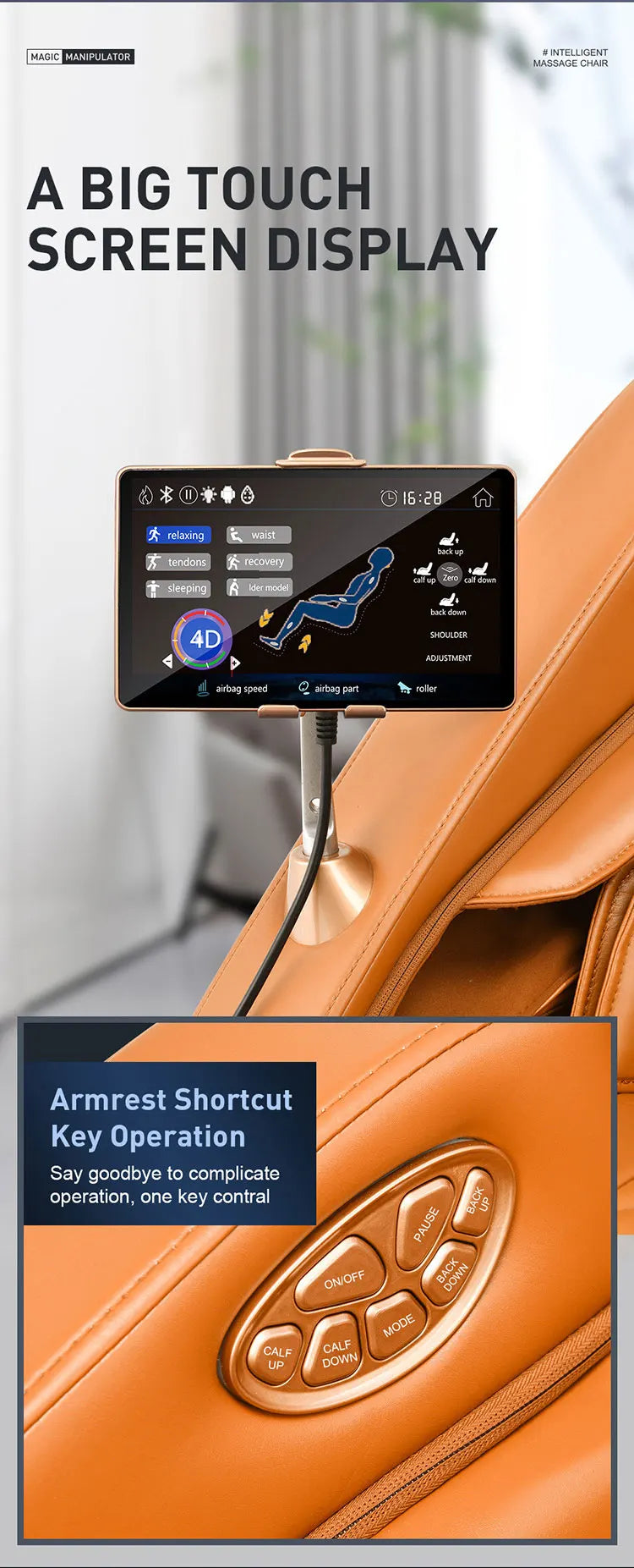 Massage Chair Luxury 5d Zero High-End Luxury Full Body 8D Zero Gravity Home Massage Chair Electric Stretching Features