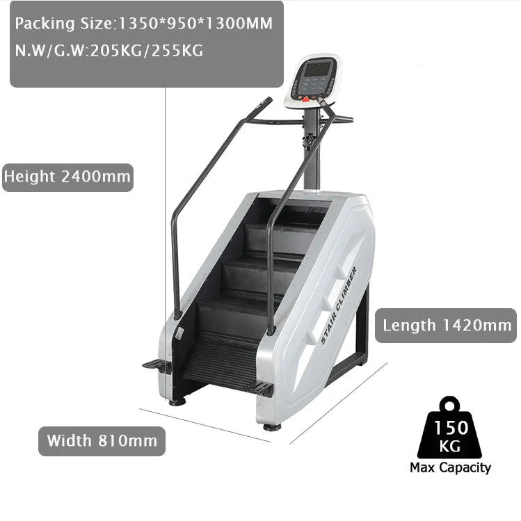 Commercial Electric Stair Climber Recommended By Fitness Instructors Cardio Gym Fitness Electric Stepper Stair Master