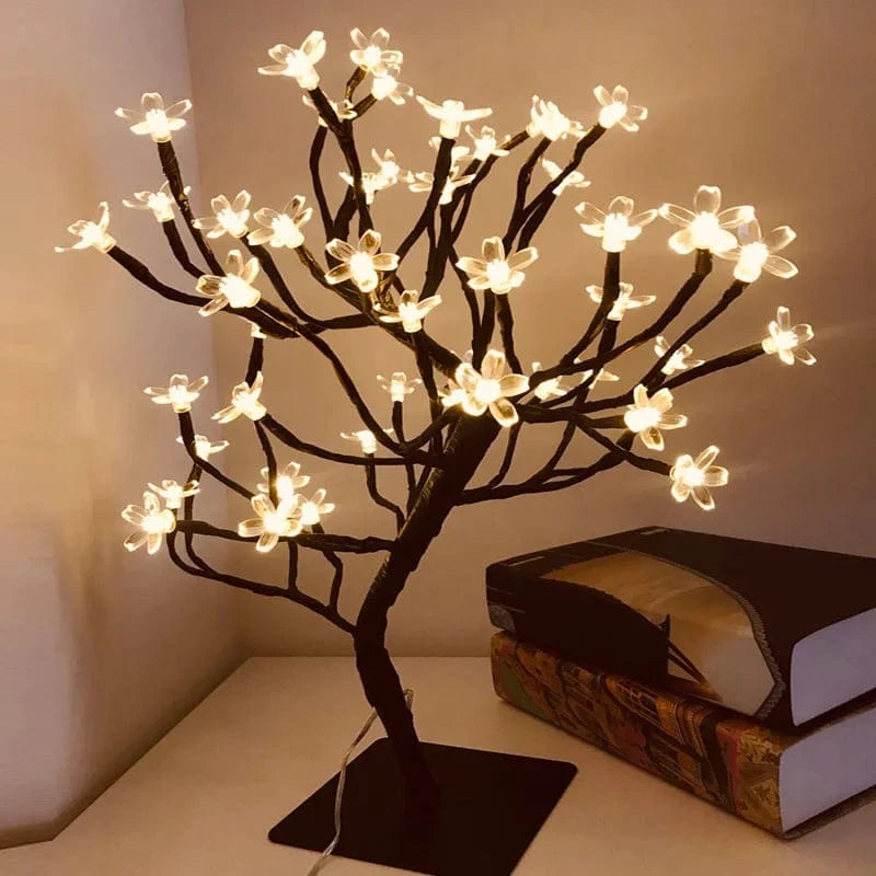 LED Rose Flower Table Lamp – Romantic Fairy Lights Decoration