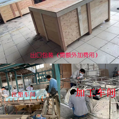 Manufacturer Wholesale Smart Bathtub, Independent Couple Bath Tank Acrylic, Double Bathtub Surfing Jacuzzi