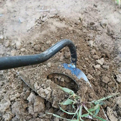 Houe Creuse Durable Tout Acier de Qualité Supérieure, Râteau de Désherbage Durable et Antirouille, Idéal pour les Légumes HP