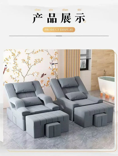 Foot massage sofa, electric massage bed, manicure and eyelash sofa, recliner to wash feet, pedicure ears and baths