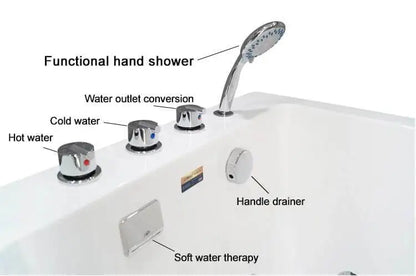 Hot selling baby spa with shower handle newborn baby tub