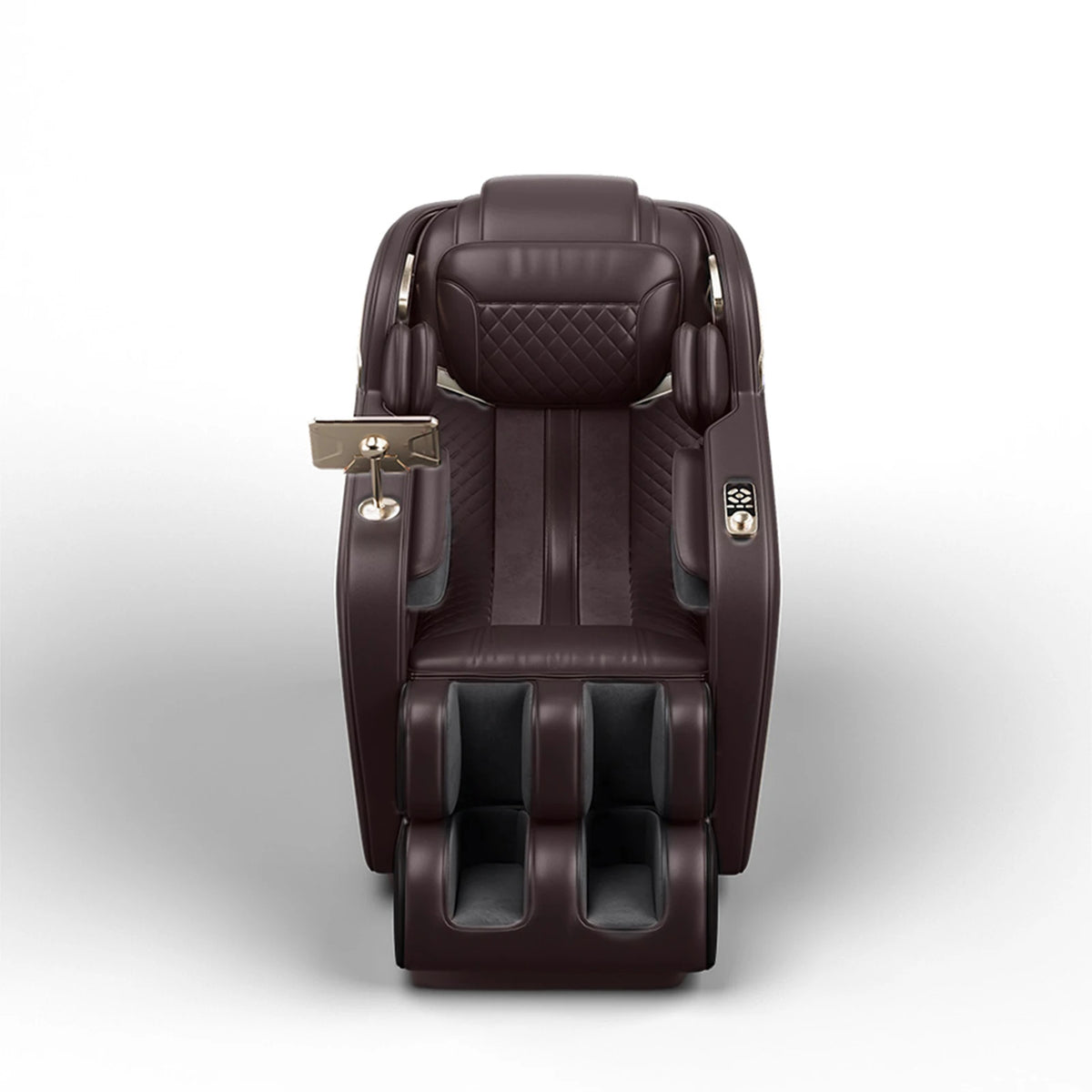 Luxus trifft auf Technologie! Schwereloser Massagesessel mit SL-Schiene, Shiatsu, beheizter Rücken- & Wadenmassage, Fußrollen,