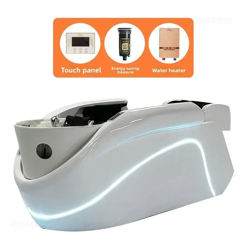 Multifunktionales Head Spa Vollautomatisches intelligentes Massagebett für Schönheitssalon für Gesundheitsclub Kommerzielle Salonmöbel