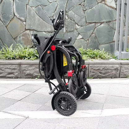 Bürstenloser Motor Fernbedienung Automatisch Antrieb Leicht Faltbar Reise Elektrorollstuhl