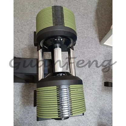 for2024 New Arrivals OEM 2.2LB Increments Adjustable Dumbbell 70LB 80LB Free Weights Gym Dumbbells Set
