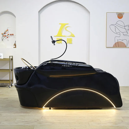 06Qualität Multifunktionales automatisches intelligentes elektrisches Shampoo-Bett Spezial-Massage-Shampoo-Bett für Schönheitssalon