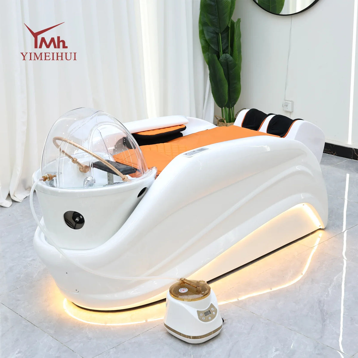 M45 Professional salon furniture hair wash facial nursing reclining head spa electric shampoo massage bed